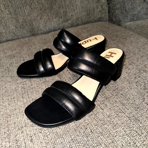 Hush Puppies Leila Slide Sandals Women's US 11 Black Square Toe HW06849-007 - Picture 4 of 6